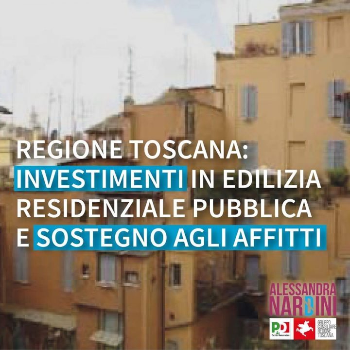 LA TOSCANA È LA PRIMA REGIONE A STANZIARE UN CONTRIBUTO PER CHI HA SUBITO UNA RIDUZIONE DEL REDDITO DI OLTRE IL 30%