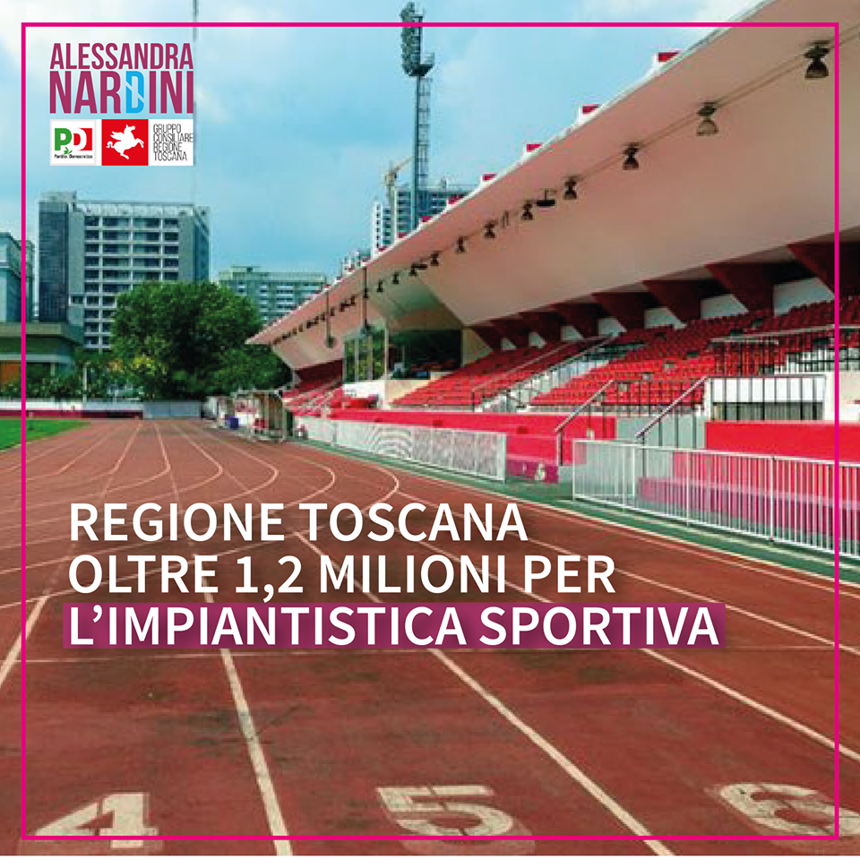 135 MILA EURO DESTINATI AGLI IMPIANTI IN PROVINCIA DI PISA