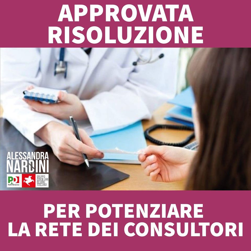 MAGGIORI RISORSE PER LA RETE CONSULTORIALE E ANCHE PER IVG FARMACOLOGICA