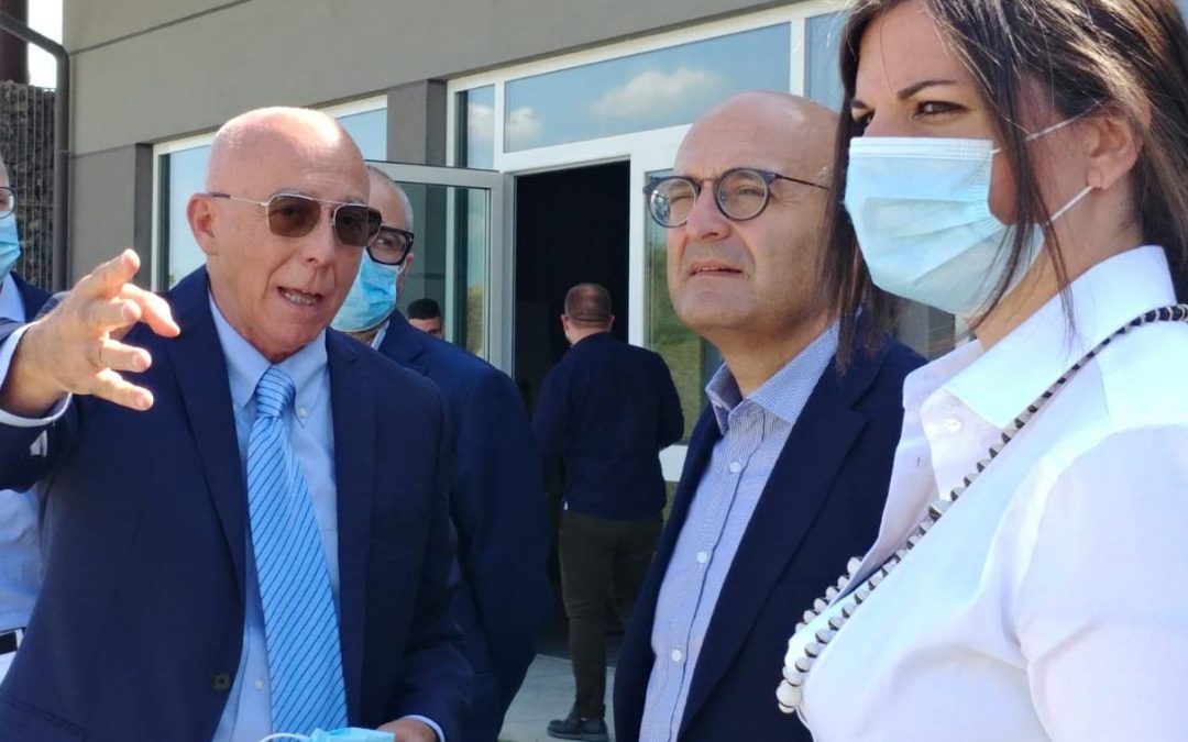 A PECCIOLI CON IL VICEMINISTRO ANTONIO MISIANI E CON I SINDACI RENZO MACELLONI E MATTEO FRANCONI