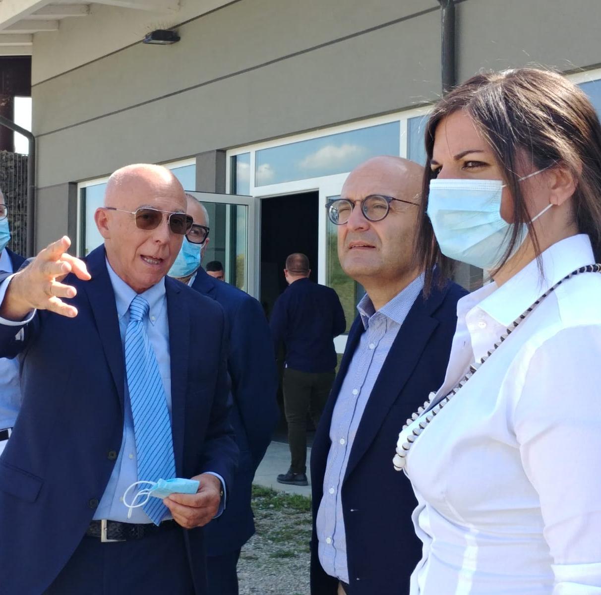A PECCIOLI CON IL VICEMINISTRO ANTONIO MISIANI E CON I SINDACI RENZO MACELLONI E MATTEO FRANCONI