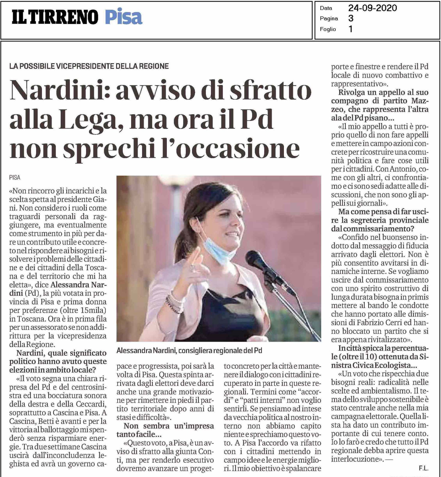 IL TIRRENO – PISA