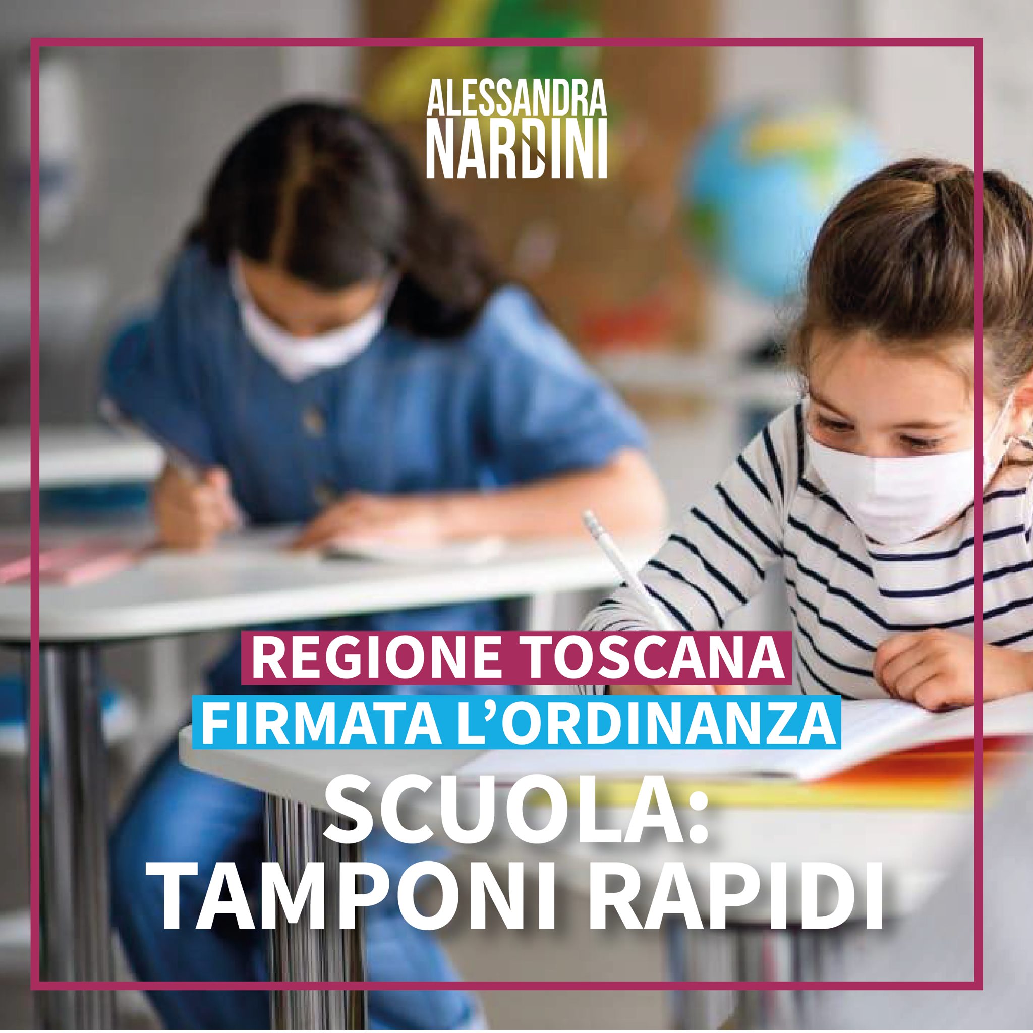 SCUOLA: TAMPONI RAPIDI