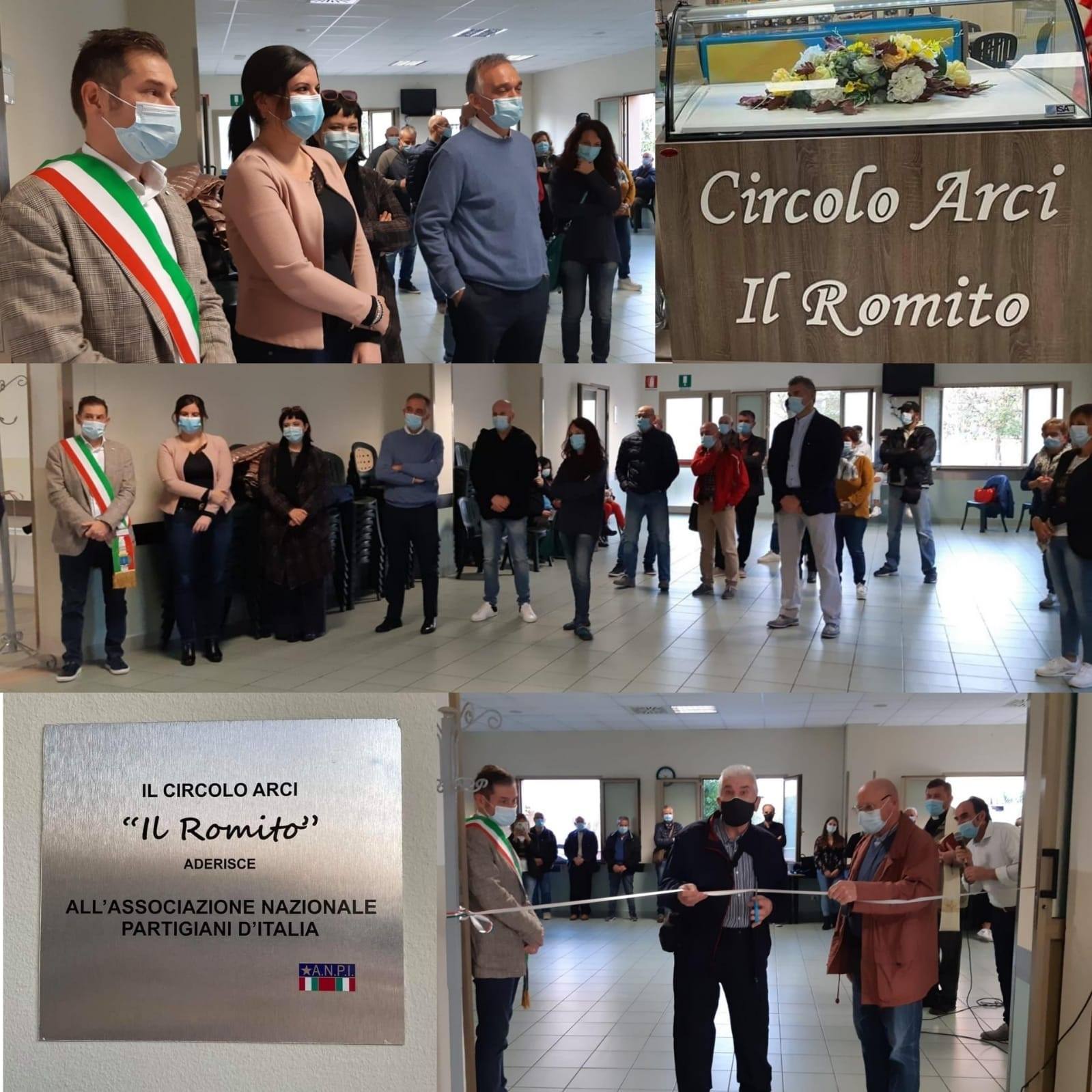 Inaugurazione per il rinnovo dei locali del Circolo Arci Il Romito