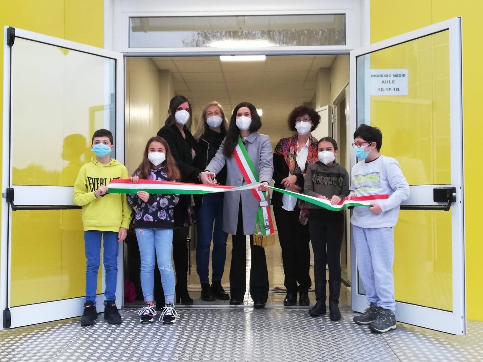 INAUGURAZIONE NUOVI MODULI PER LA SCUOLA DI PONSACCO