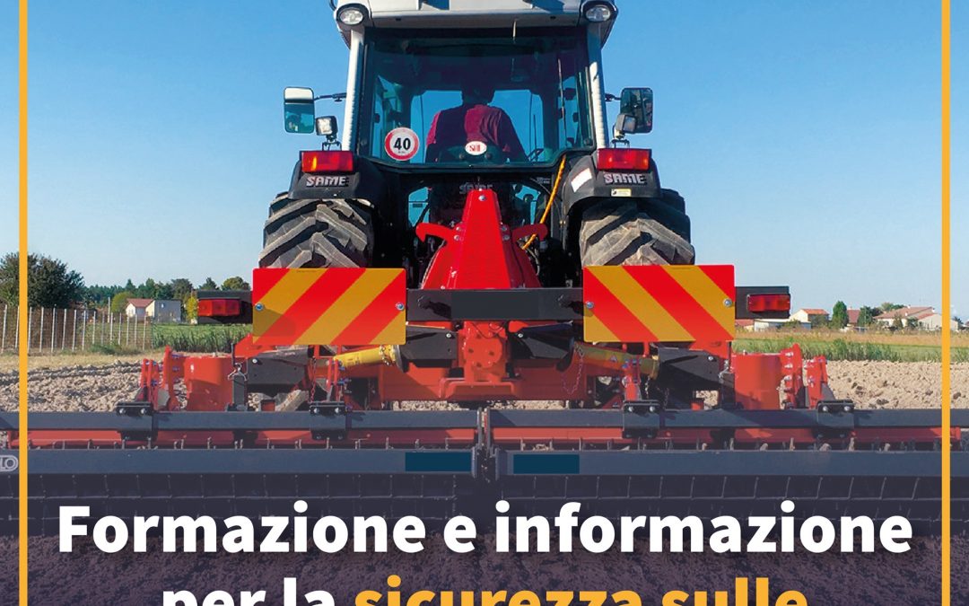 Intesa per la sicurezza del lavoro sulle macchine agricole