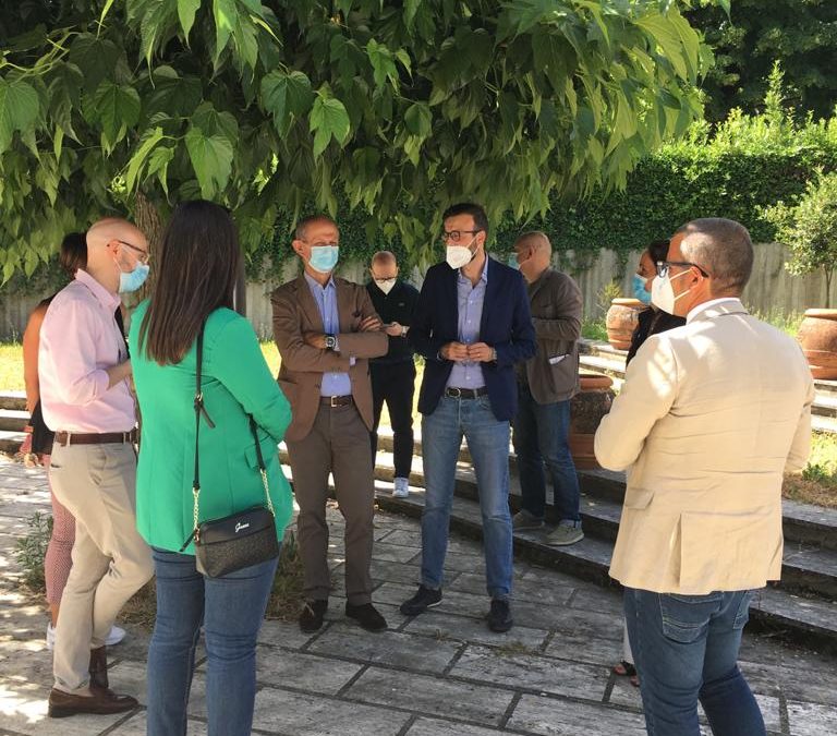 Sopralluogo per il rilancio delle terme di Casciana