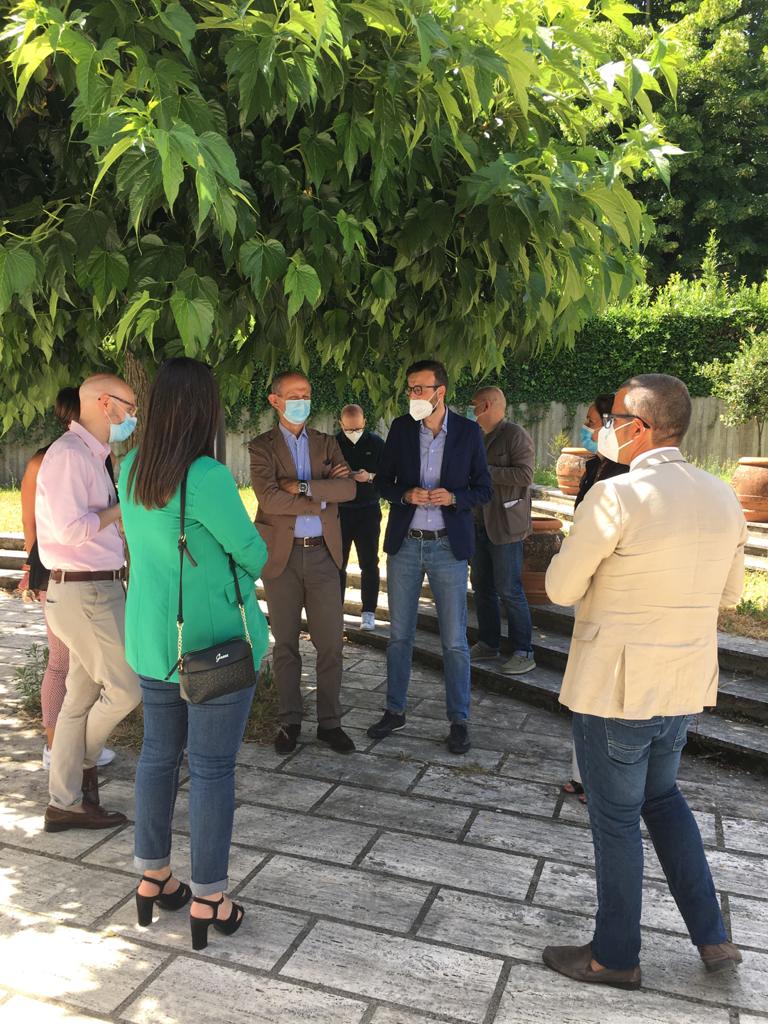 Sopralluogo per il rilancio delle terme di Casciana