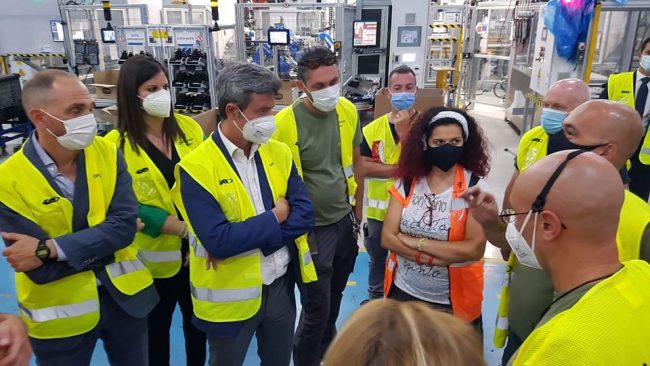 Con il Ministro Orlando alla GKN