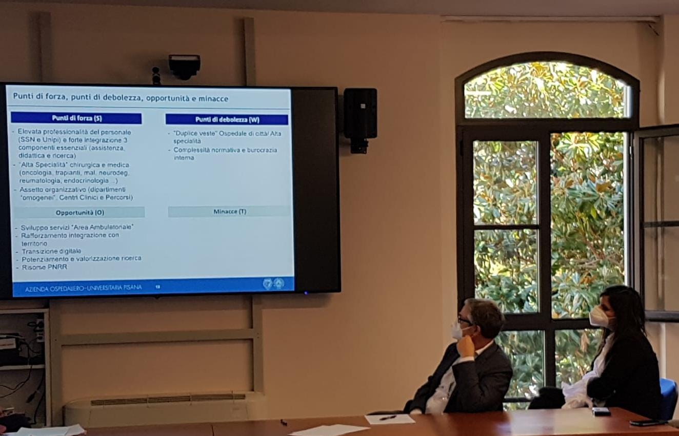 Sopralluogo nuovo ospedale di Cisanello