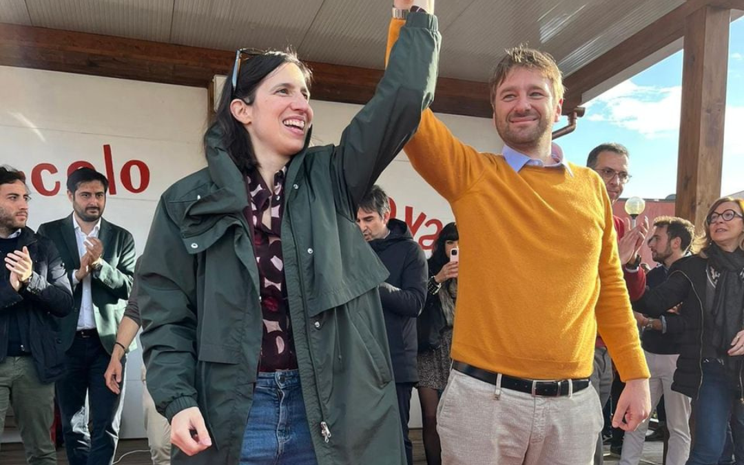 Grazie Elly Schlein per la carica straordinaria che hai portato oggi a Pisa!