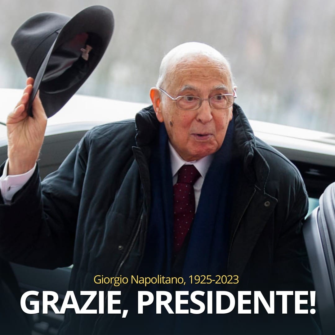 Presidente Napolitano, grazie!