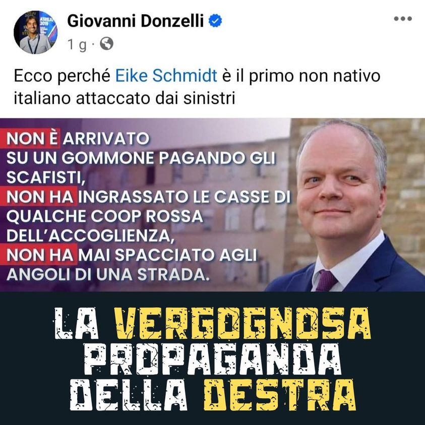 La vergognosa propaganda della destra