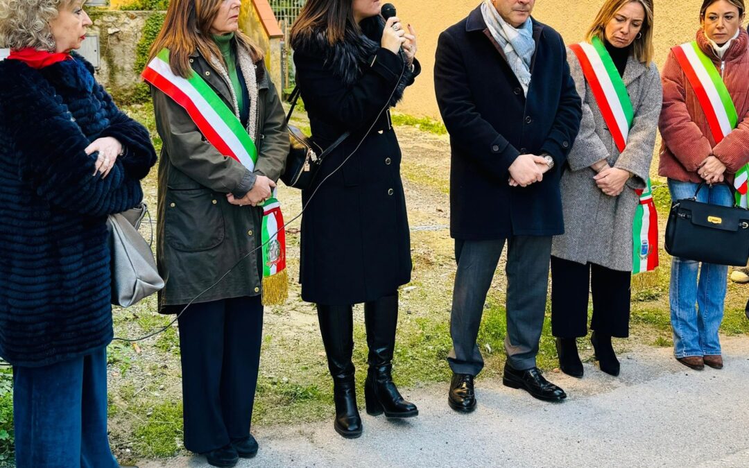 ALLA COMMEMORAZIONE DEI CADUTI IL 18 GENNAIO A CARRARA