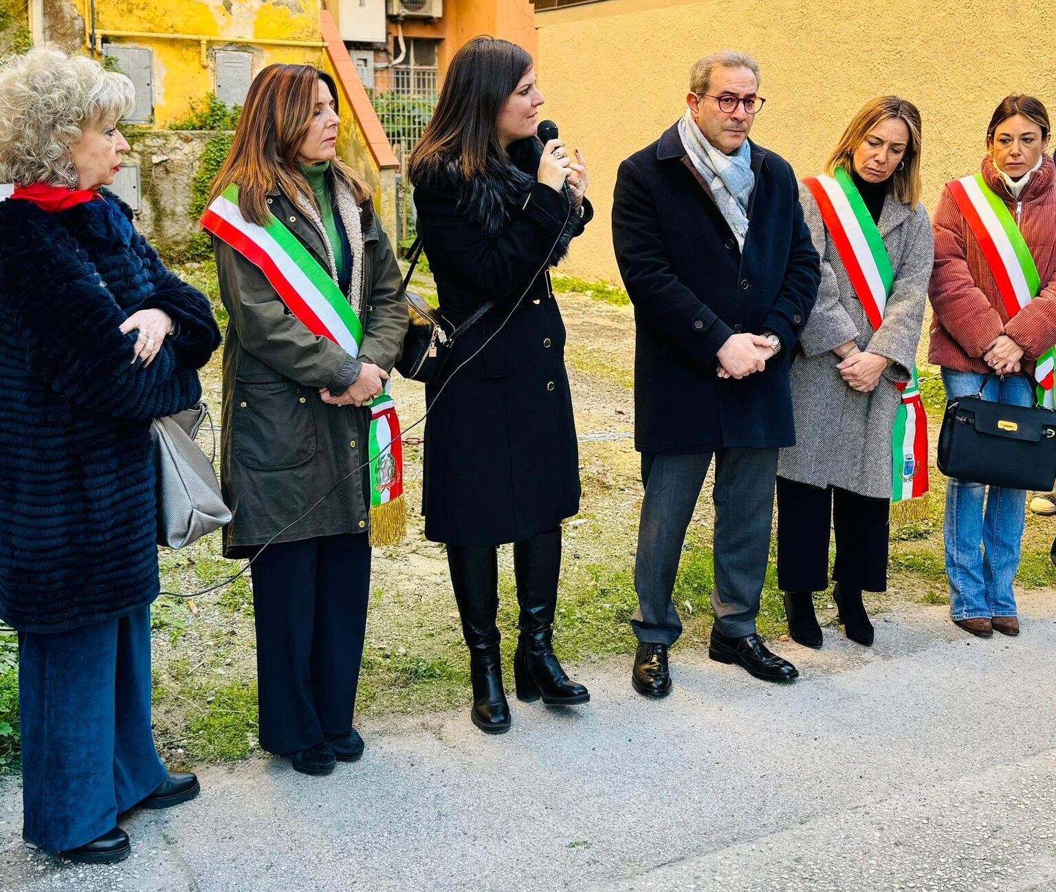 ALLA COMMEMORAZIONE DEI CADUTI IL 18 GENNAIO A CARRARA