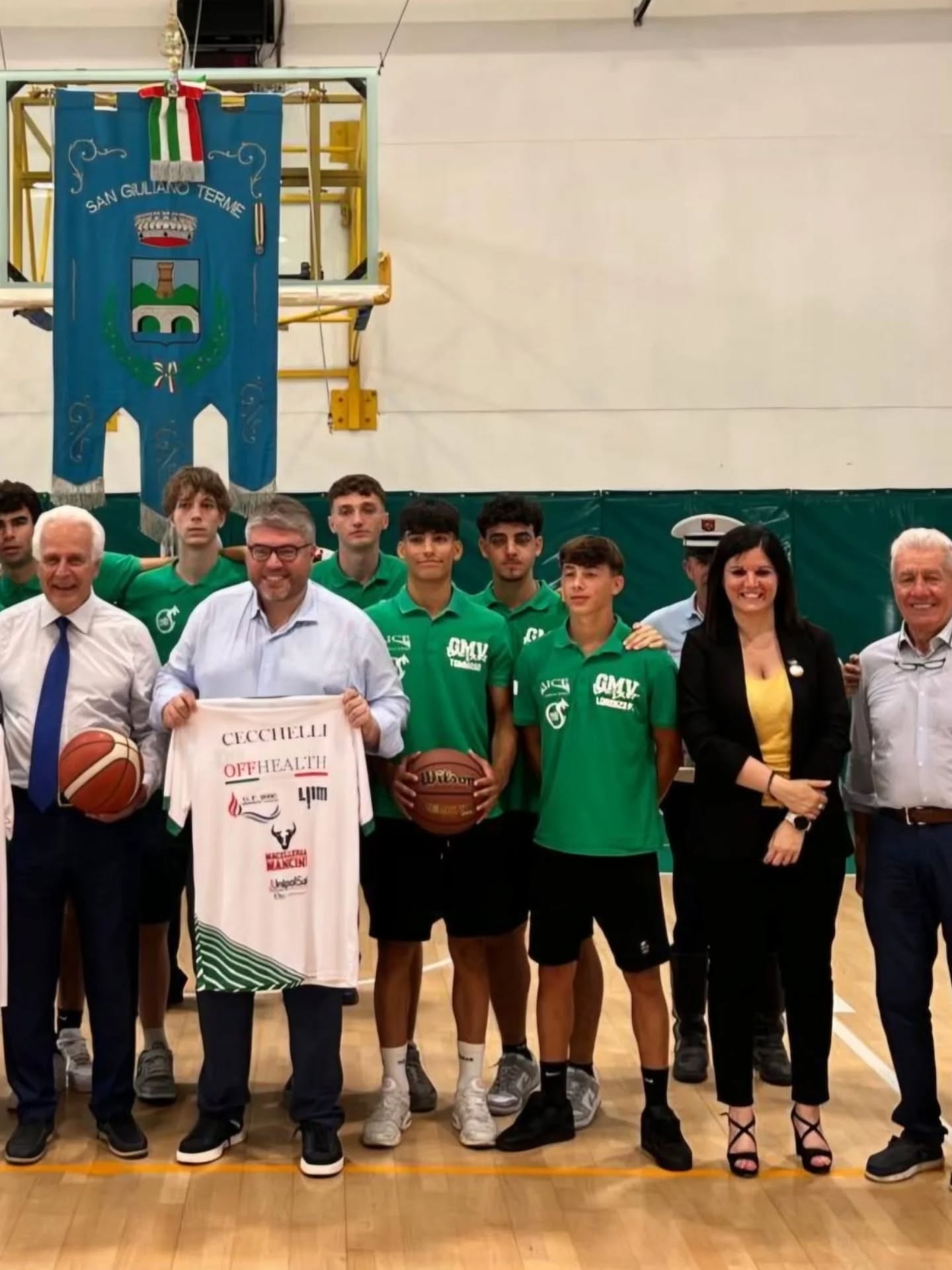Inaugurazione a San Giuliano Terme del nuovo invaso antincendio e della nuova palestra