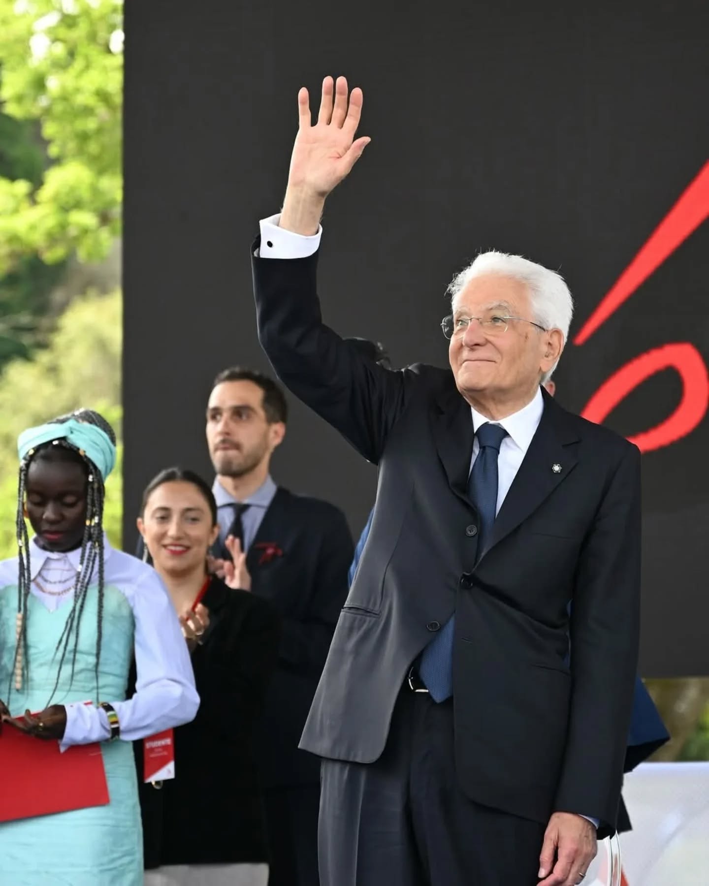 Inaugurazione YouTopic Fest 2025 a Rondine col Presidente Mattarella
