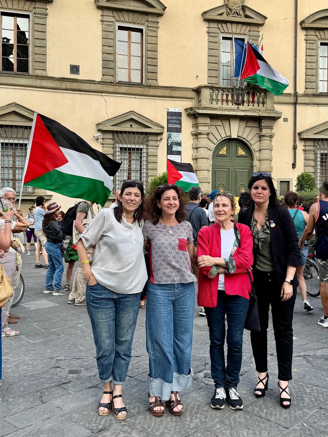 In piazza contro l’attacco alla Freedom Flotilla