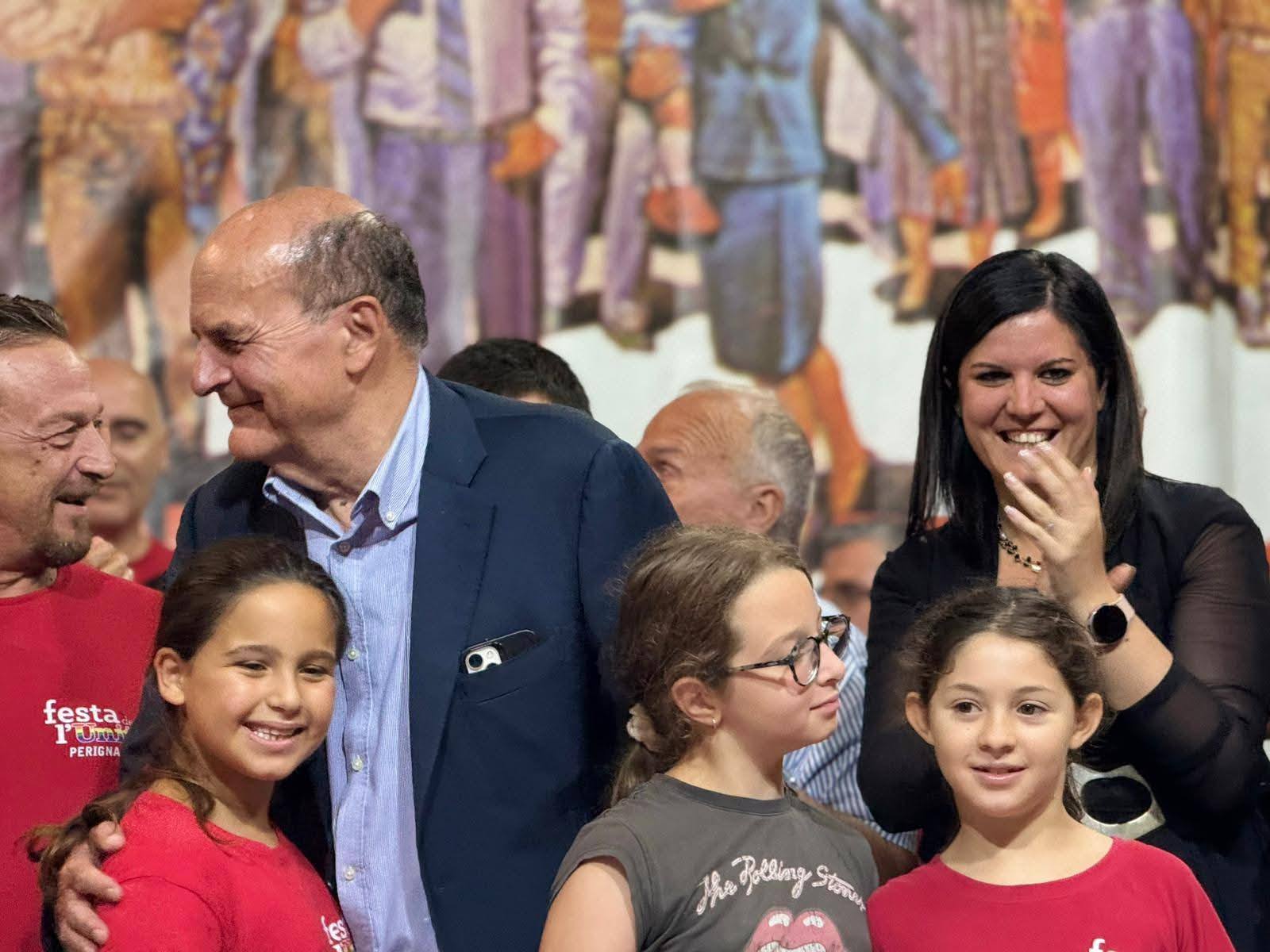 A Perignano con Pierluigi Bersani e i Giovani Democratici