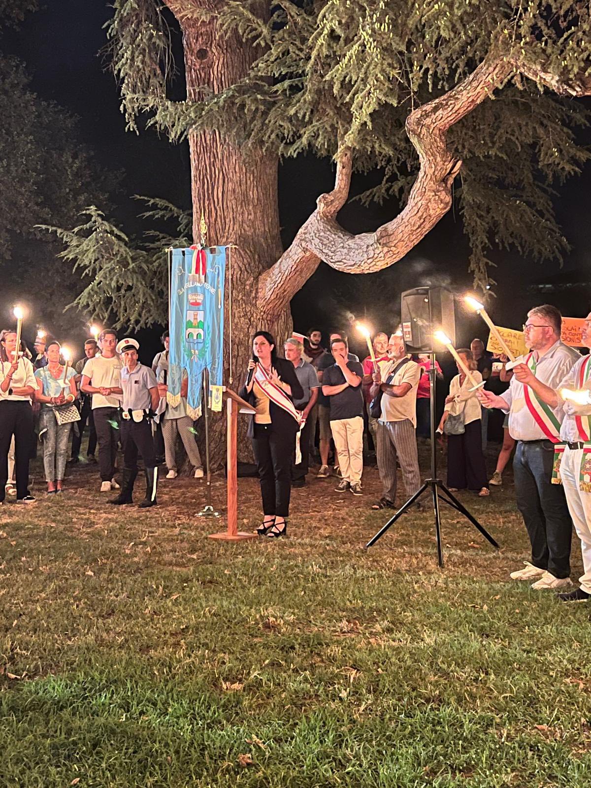 Fiaccolata per Marah