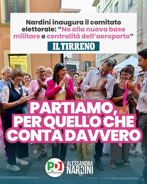 Inaugurato il mio comitato elettorale