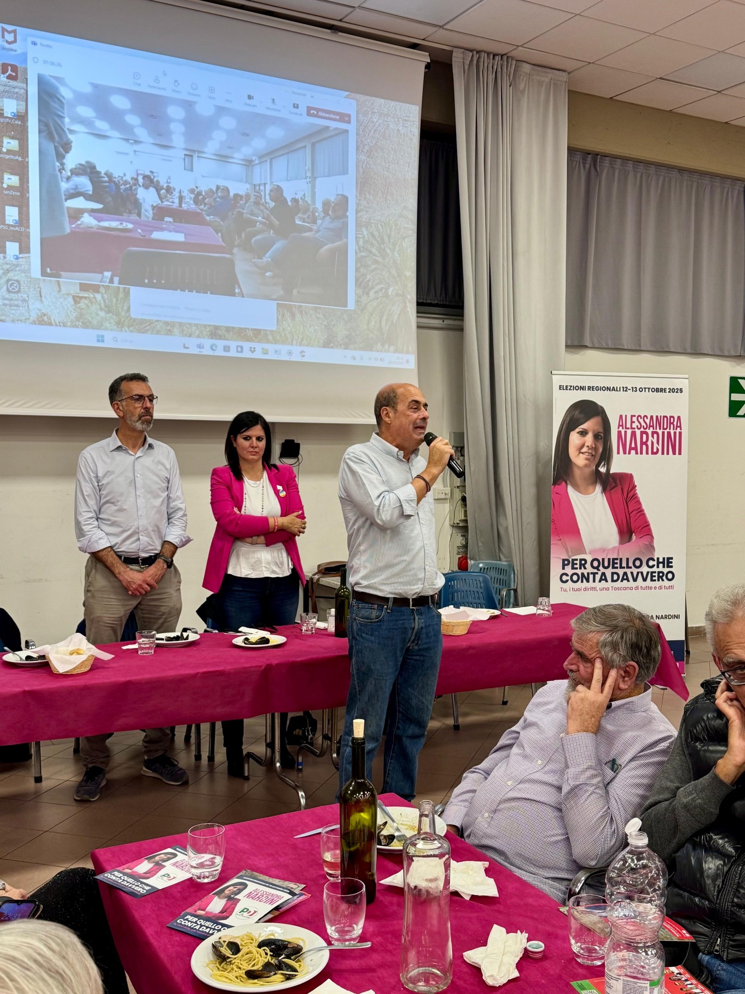 Grazie a Nicola Zingaretti per il sostegno