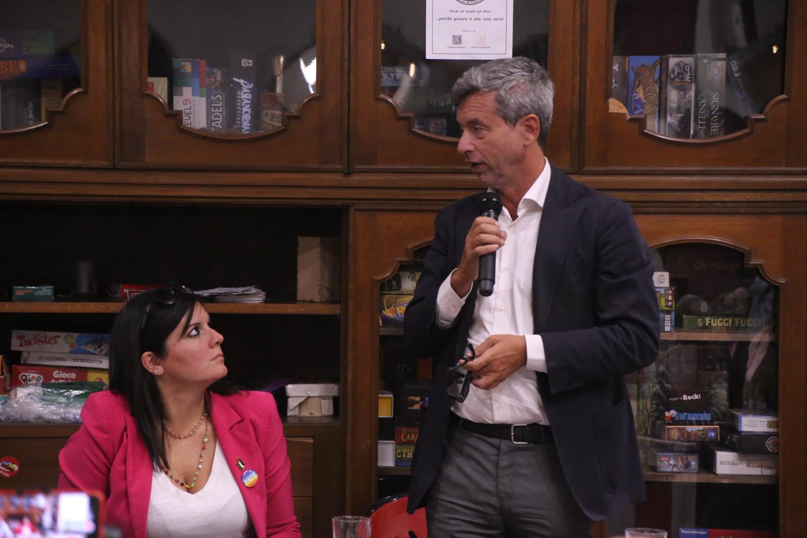 Al circolo ARCI Operaio di Fornacette con Andrea Orlando